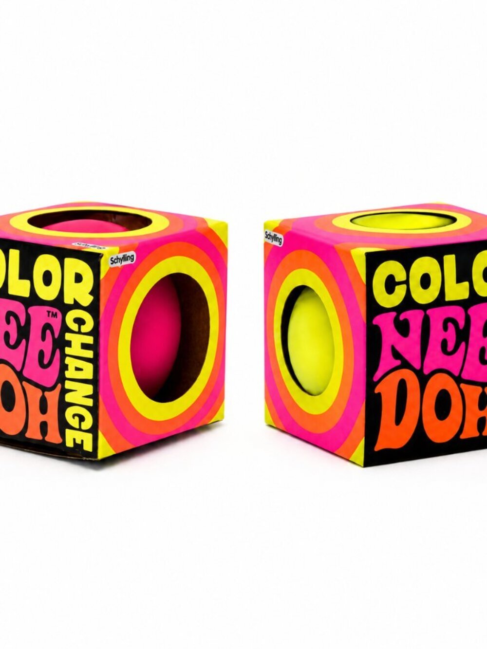 NeeDoh Color Change Squishy Fidget Toy Pink or Yellow 1 Included NWT